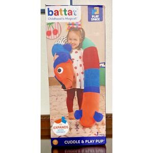 Battat Cuddle & Play Pup 6-Foot Long Plush Puppy, Toddler and Preschool Toys